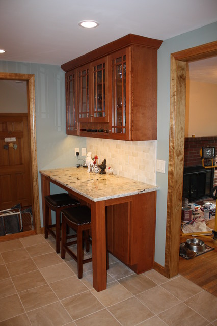 Compact Kitchen With Storage - Craftsman - Kitchen - Boston - By J.B ...