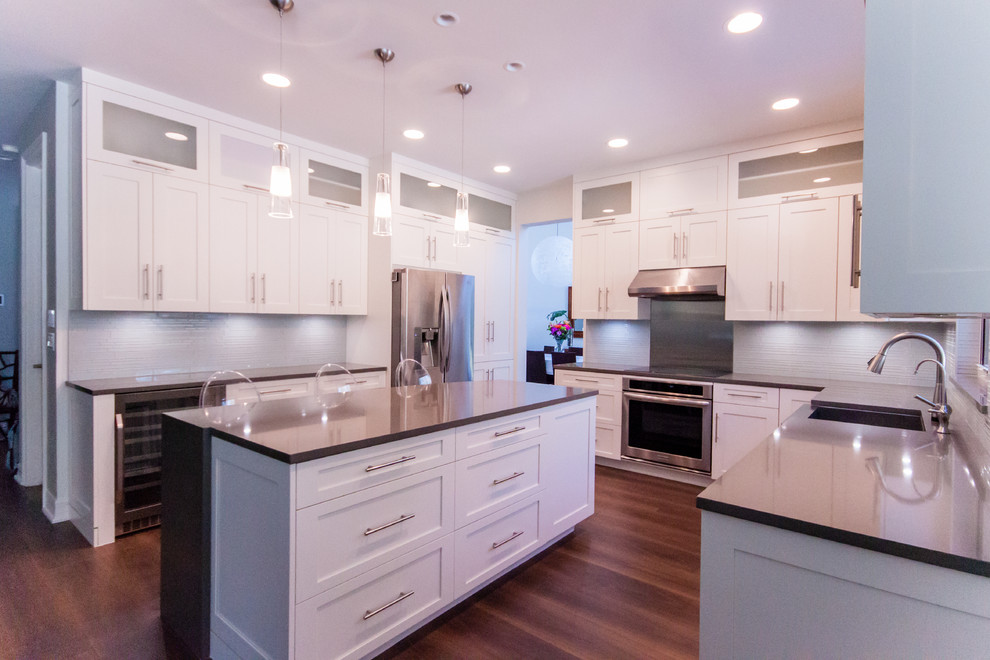 Completed Jobs Modern Kitchen Miami by SunMAC Stone Specialists