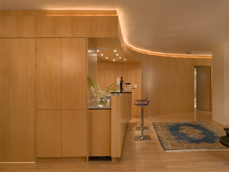 completed project overlooking central park Contemporary Kitchen