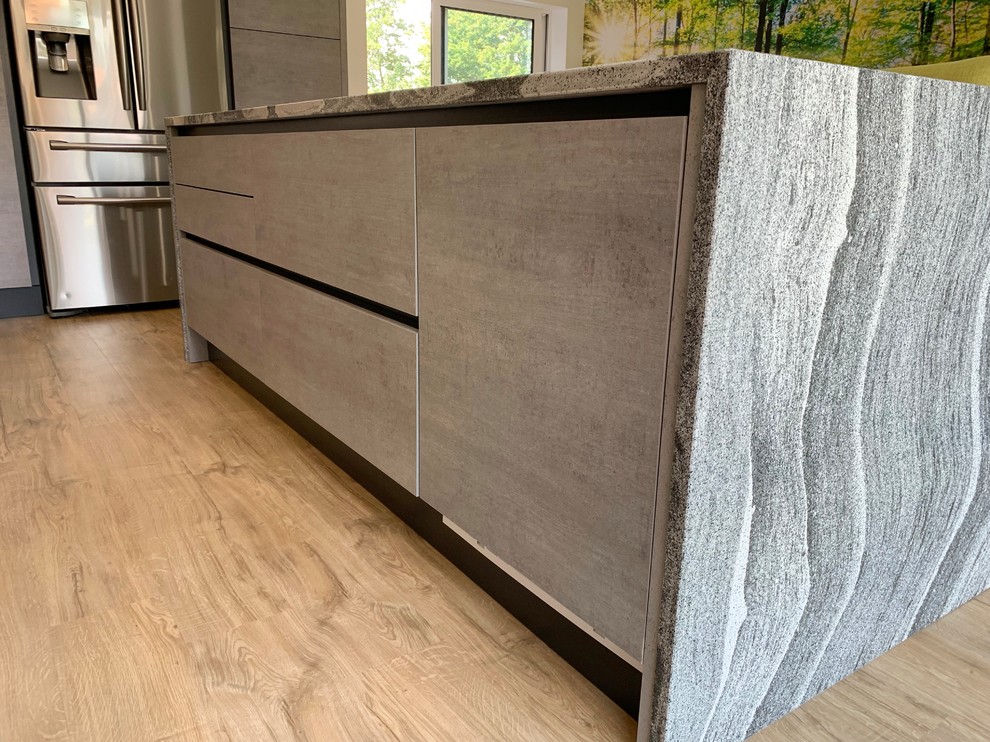 Concrete Kitchen Island With Wrap Around Quartz Worktop Contemporary Buckinghamshire By Lima Kitchens Houzz - How To Wrap Kitchen Worktops Concrete Kitchen Island With Wrap Around Quartz Worktop Contemporary Buckinghamshire By Lima Kitchens Houzz - How To Wrap Kitchen Worktops
