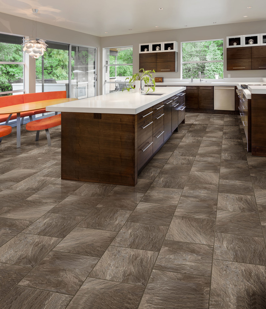 Congoleum DuraCeramic - Luxury Vinyl Flooring - Kitchen - Grand Rapids ...