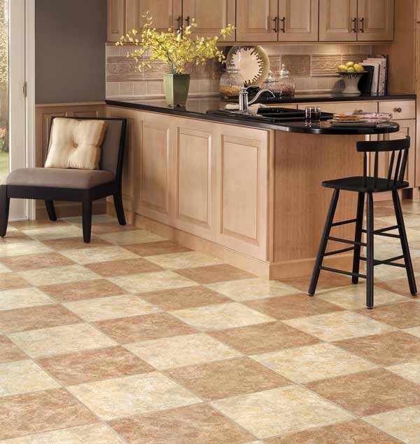 Congoleum DuraCeramic - Luxury Vinyl Flooring - Kitchen - Grand Rapids ...