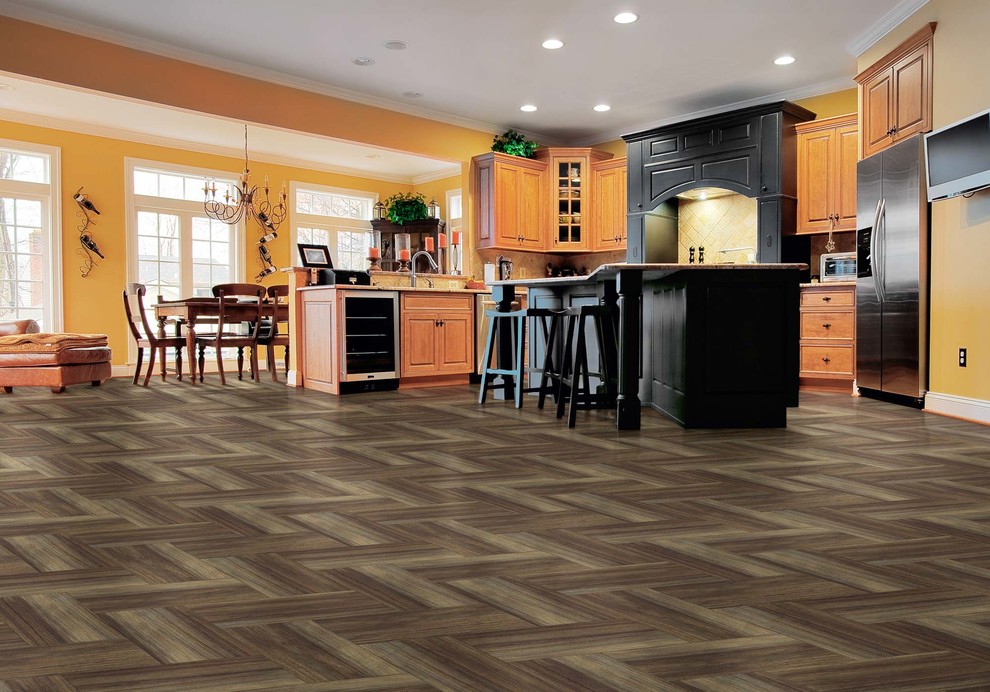 Congoleum DuraCeramic Luxury Vinyl Flooring Kitchen Grand Rapids