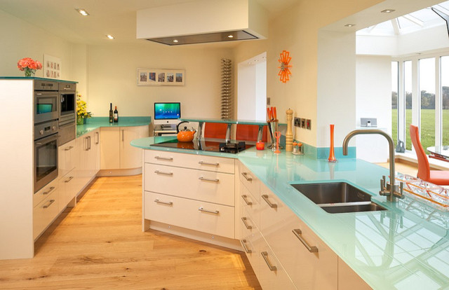 Trendy kitchen photo in Hampshire