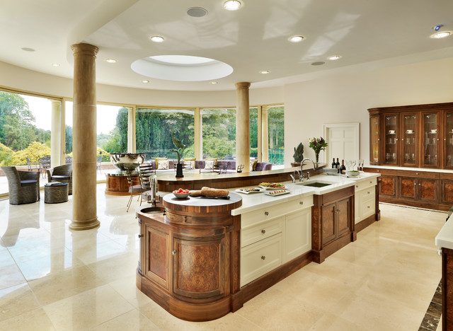 Contemporary and Traditional Mix - Transitional - Kitchen - Other - by