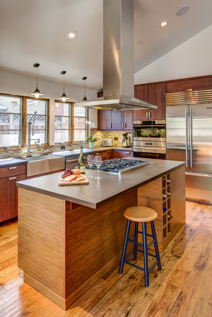 Contemporary Bamboo Kitchen-Designed By Kathy Smith - Modern - Kitchen ...