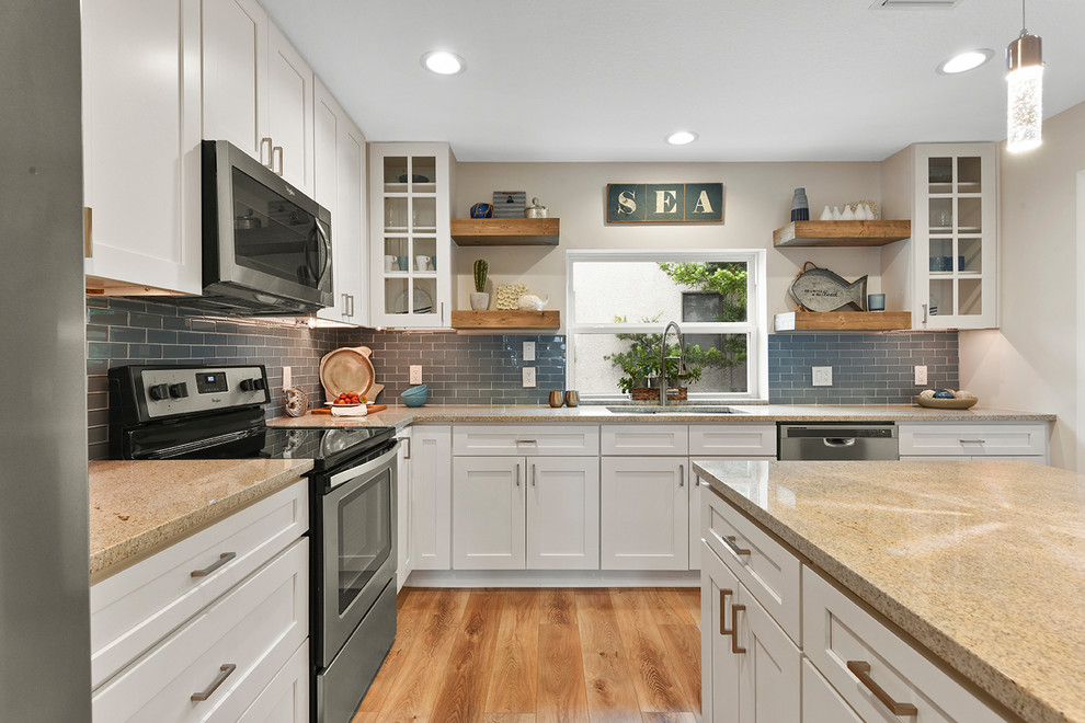 Contemporary Beach House Beach Style Kitchen Jacksonville By Level Up Design Llc