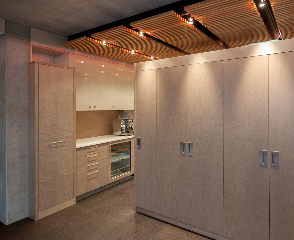 Contemporary Beach House Beach Style Kitchen Vancouver by