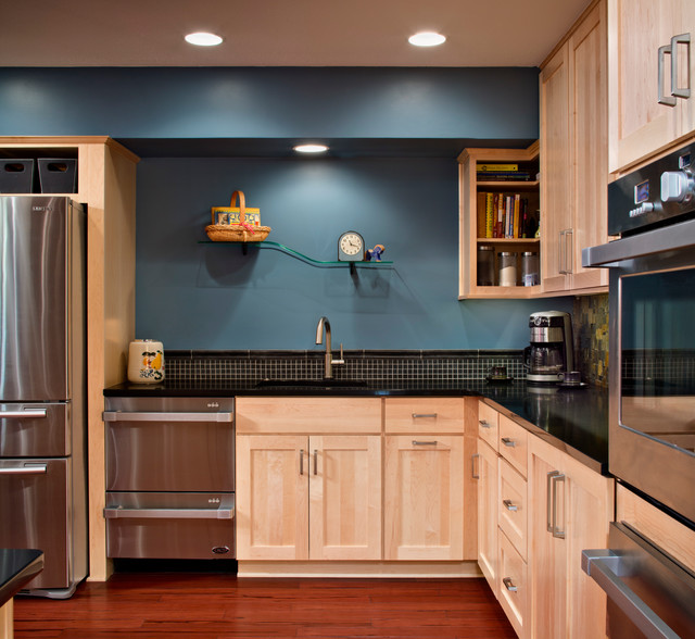 CONTEMPORARY COLOR Contemporary Kitchen Omaha by