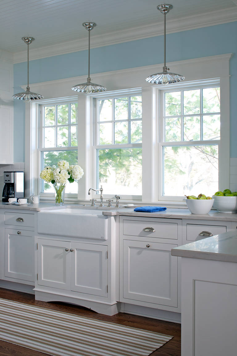 Stylish turquoise kitchen renovated by Parlour Farm