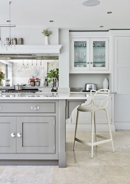 Contemporary Grey Kitchen Contemporary Kitchen Manchester By Tom Howley Houzz Ie