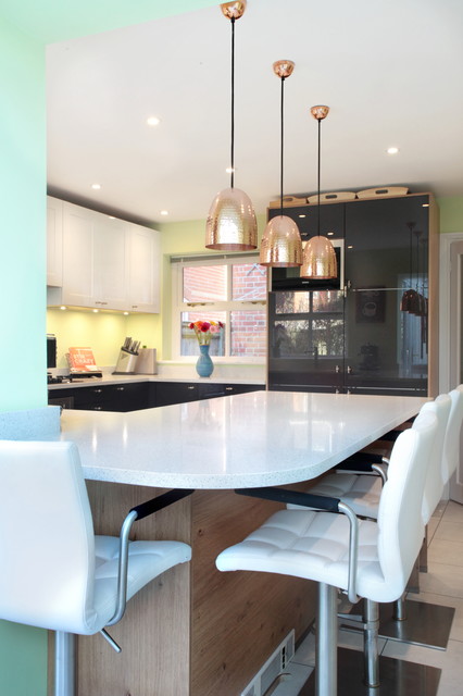 High gloss sale breakfast bar table