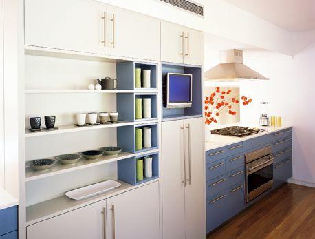 Glued to the Tube: 14 Ways to Put a TV in the Kitchen