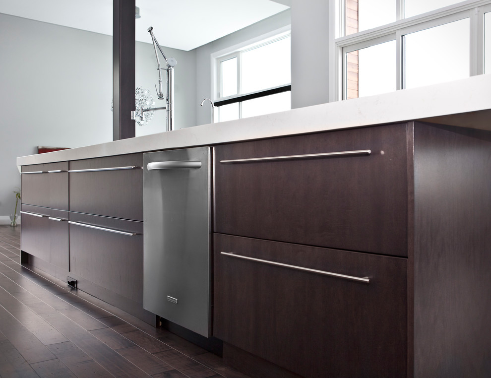 Contemporary Kitchen Remodel Burlington, On Modern Kitchen