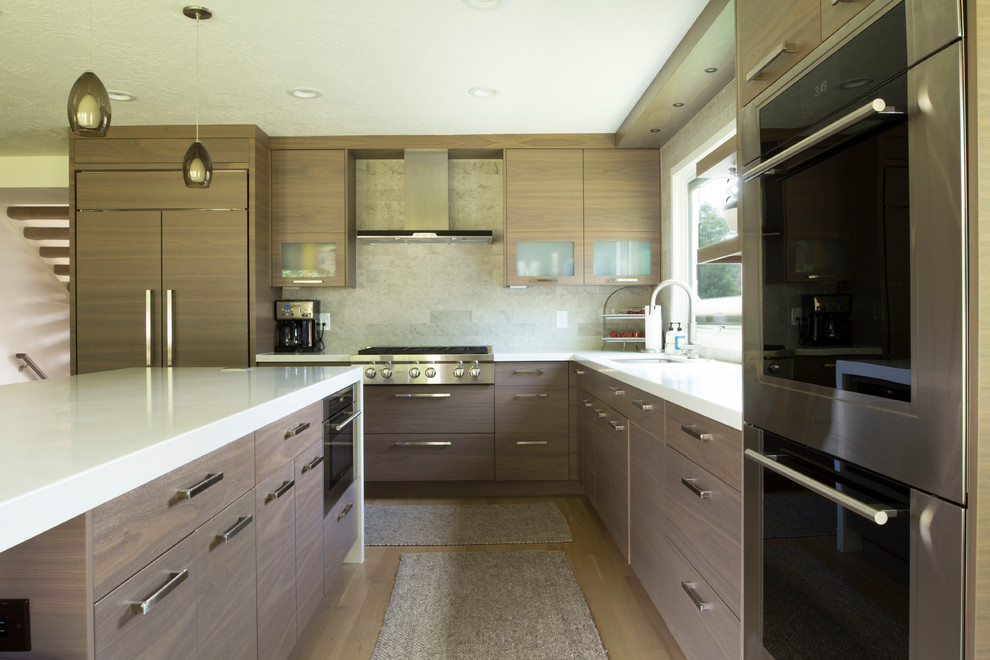 Contemporary Kitchen with Large Island Contemporary Kitchen Salt