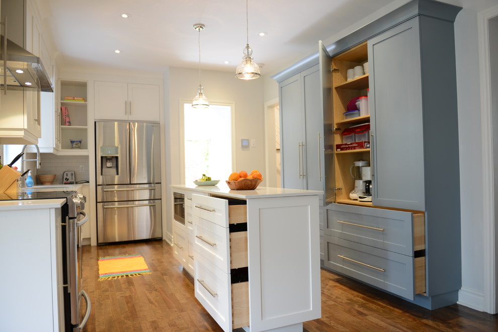 Contemporary Shaker Kitchen Contemporary Kitchen Montreal by