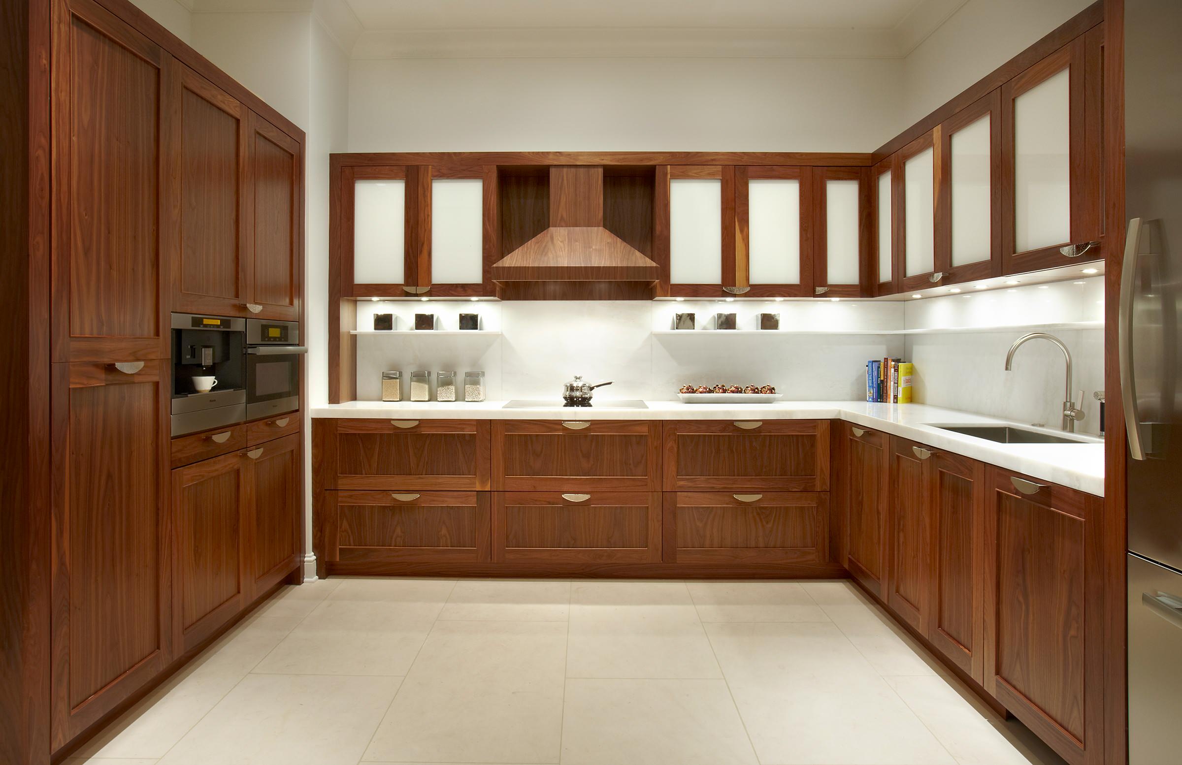 Contemporary Walnut Kitchen Cabinets Traditional Kitchen Other By Plain Fancy Custom Cabinetry Houzz