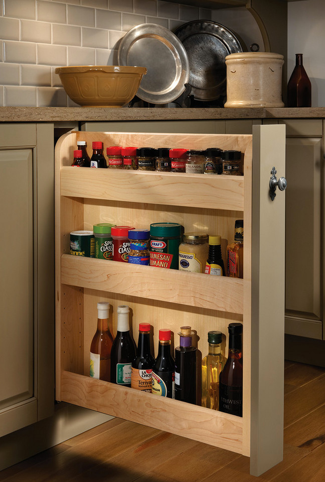 Inspiration for a contemporary kitchen pantry remodel in Phoenix