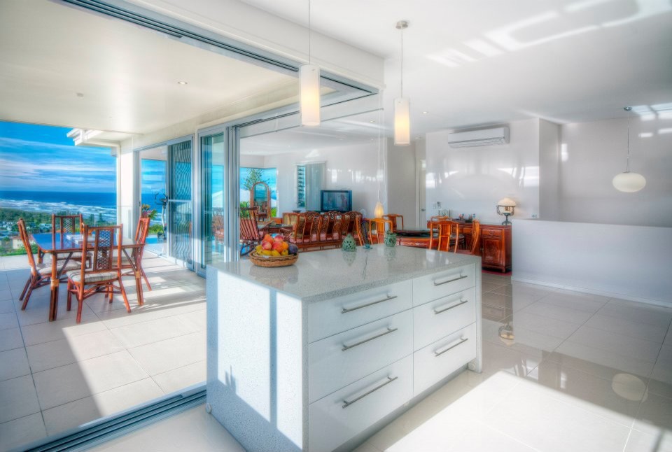 Kitchen - coastal kitchen idea in Sunshine Coast