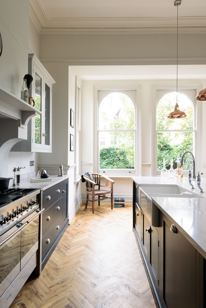 Copper Coolicons In Contemporary Kitchen By Devol Kitchens Artifact Lighting Cl Sico