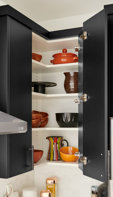 Corner Wall Storage Cabinet - Scandinavian - Kitchen - Birmingham - by  Wellborn Cabinet, Inc. | Houzz UK