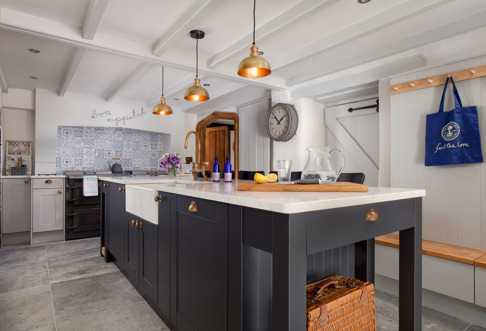 Cornwall - Farmhouse - Kitchen - Cornwall - by Kettle Co. Kitchens | Houzz