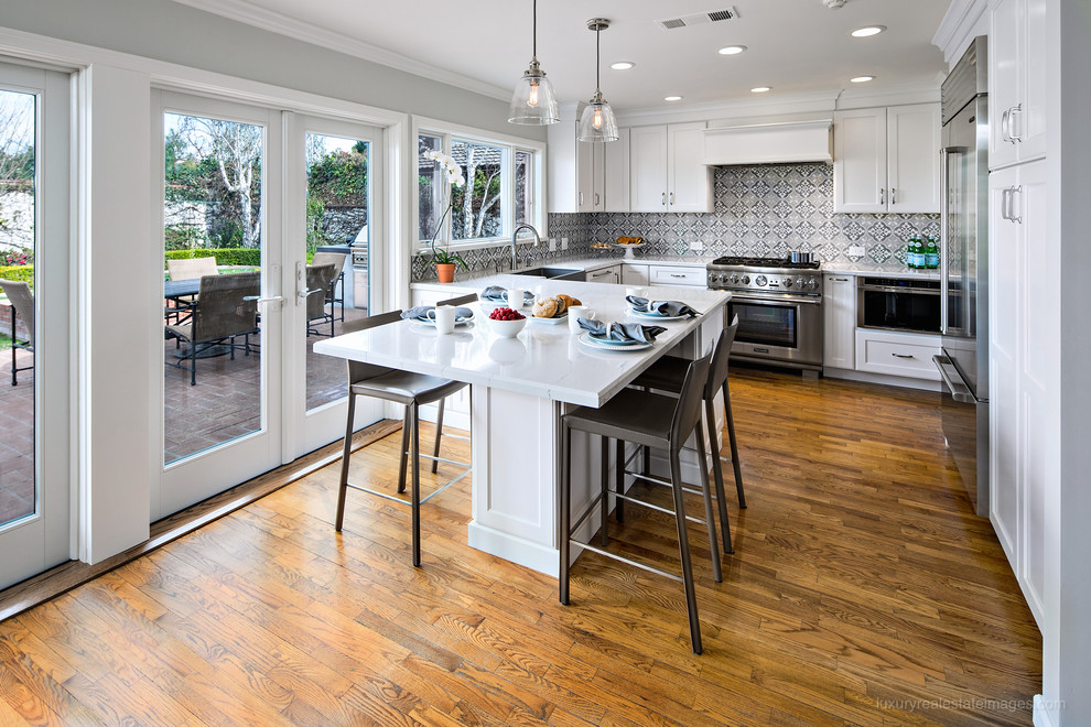 Corona del Mar Kitchen Remodel Transitional Kitchen Orange