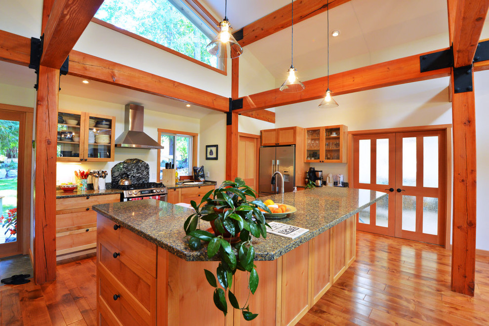 Cortes Island Whaletown House Eclectic Kitchen Vancouver by