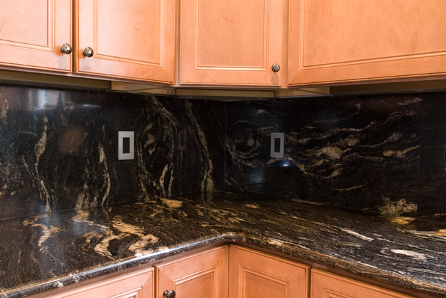 Cosmic Black Granite - Traditional - Kitchen - DC Metro - by Granite  Grannies | Houzz
