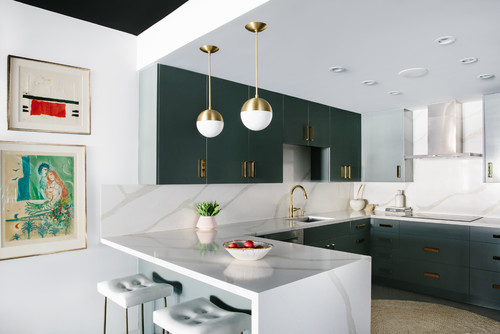 Catalyzed Lacquer Finish Cabinets durable for kitchens