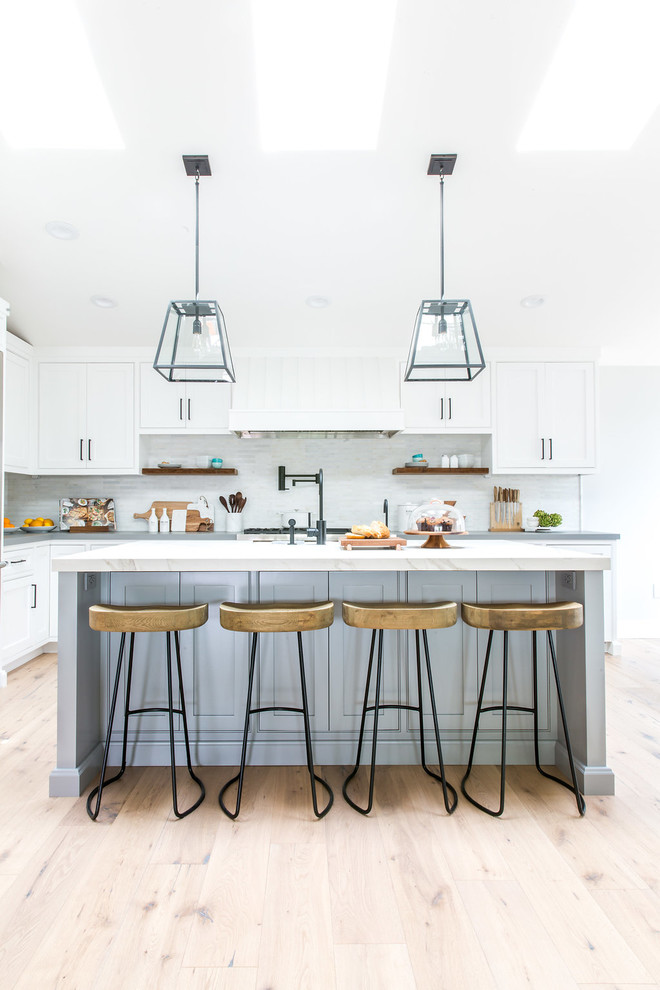 Costa Mesa Industrial Farmhouse - Farmhouse - Kitchen - Los Angeles ...