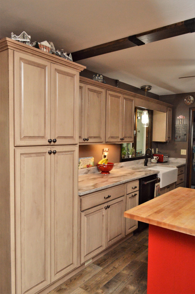 Cottonwood Maple Galley Kitchen Haas Lifestyle Collection Farmhouse Kitchen Other By Bailey S Cabinets Houzz