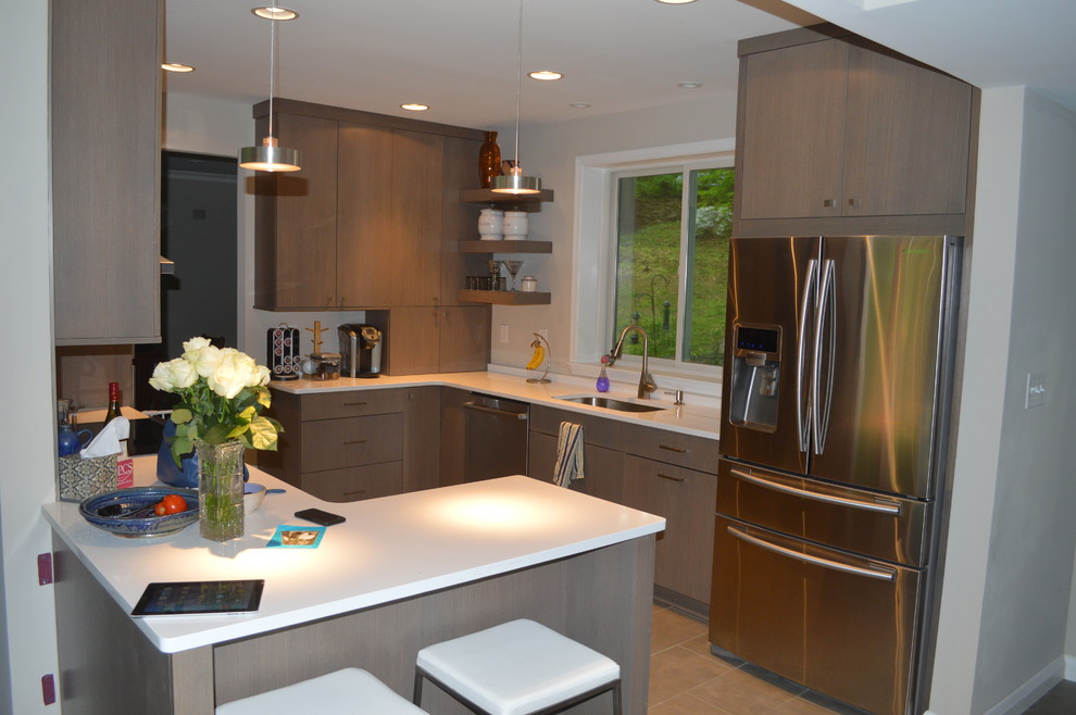 Photo of a modern kitchen in Baltimore.