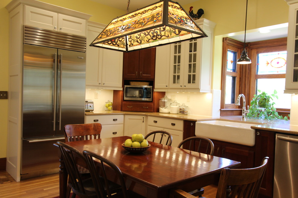 Country Kitchen Restored - Traditional - Kitchen - Omaha ...