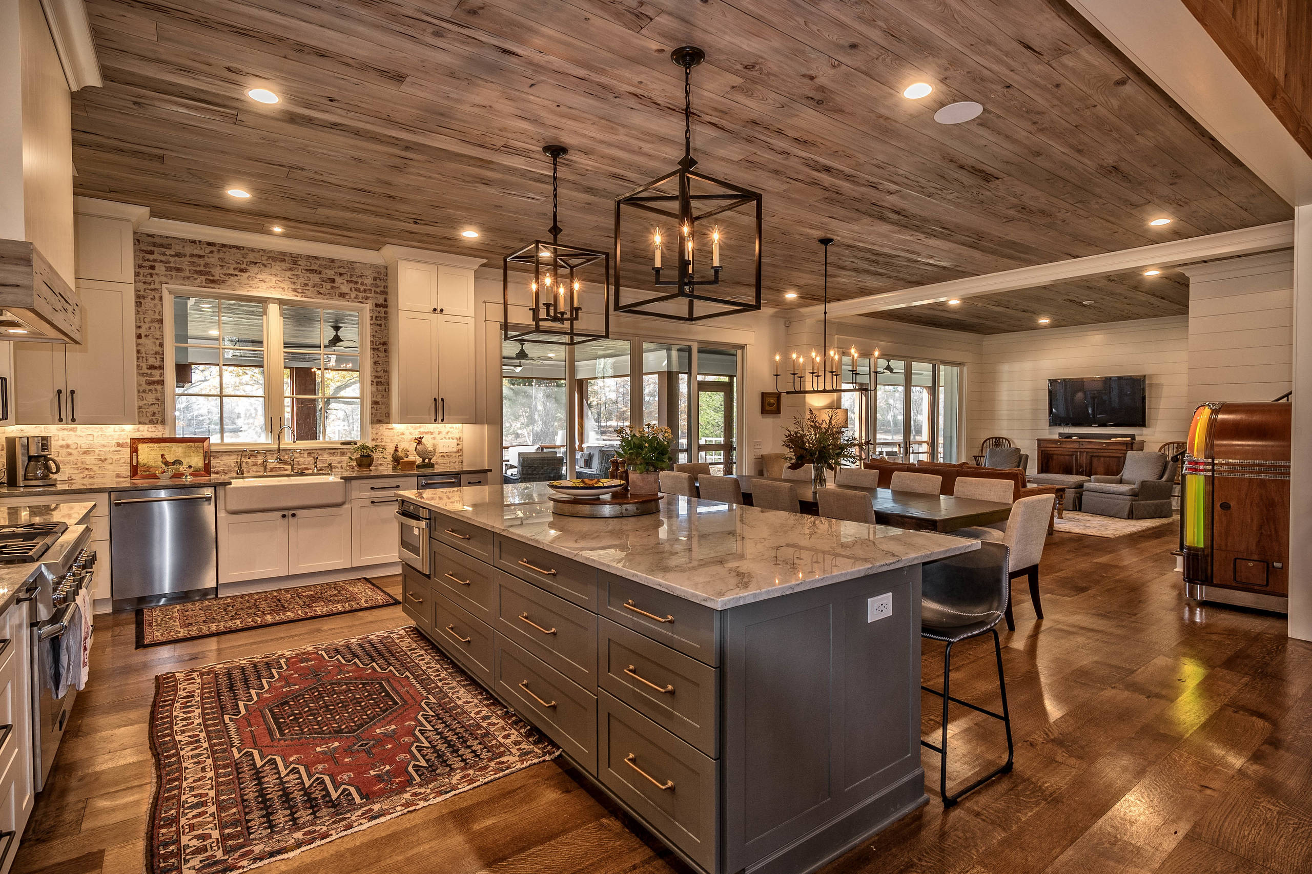 rustic western kitchen table