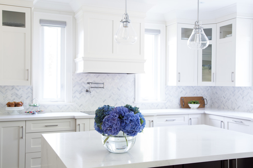 Transitional kitchen photo in Toronto