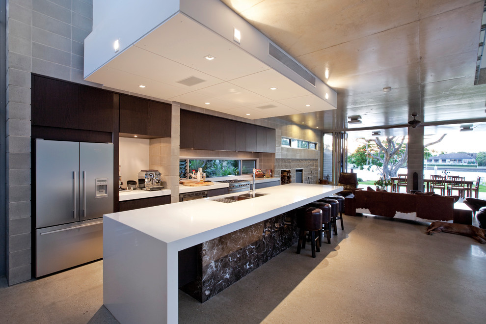 Inspiration for a contemporary kitchen in Canberra - Queanbeyan.