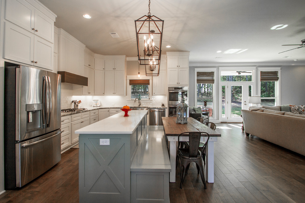 Craftsman like farmhouse Transitional Kitchen Little Rock by