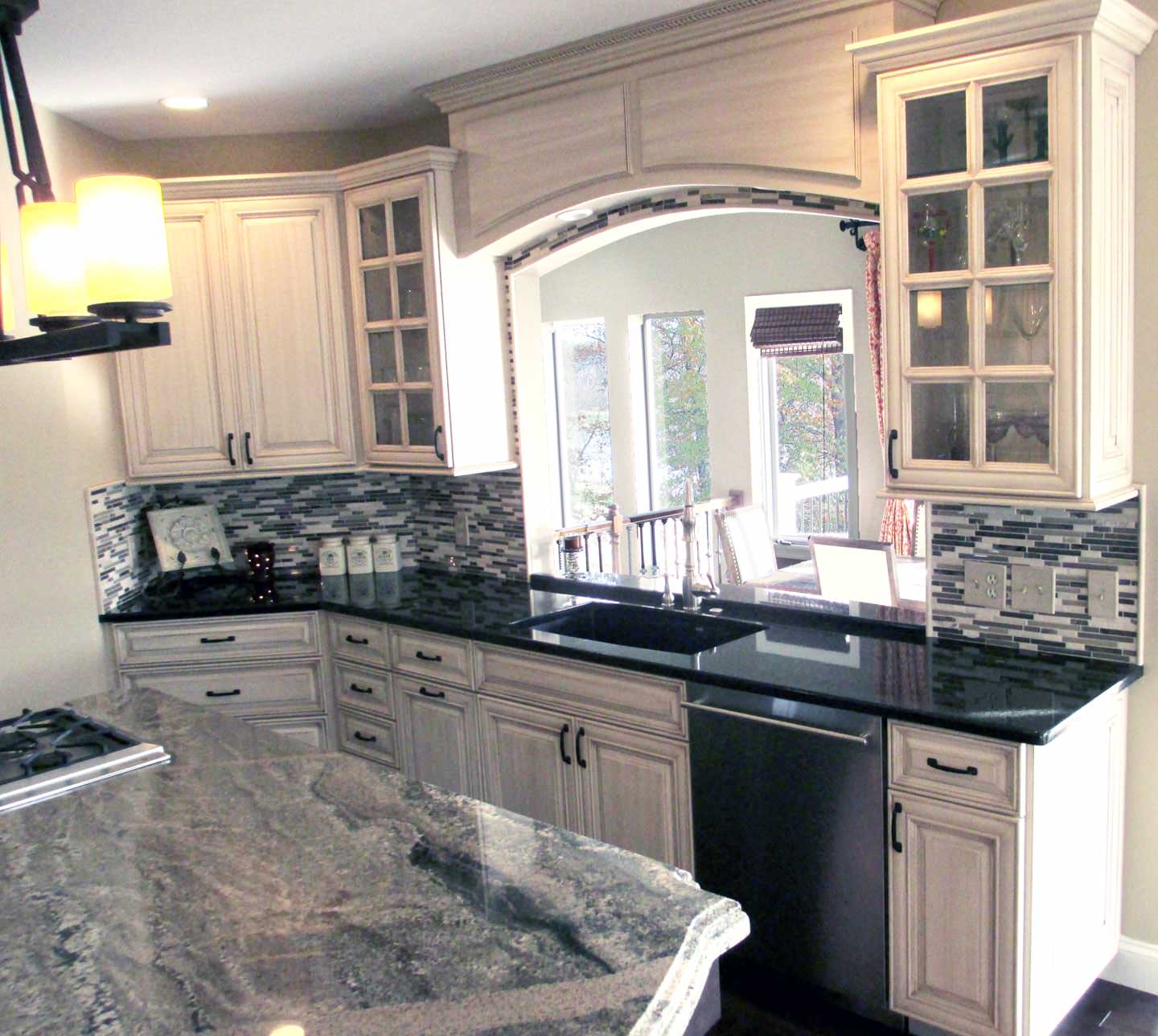 Awesome white kitchen cabinets with gray glaze White Cabinets Gray Glaze Houzz