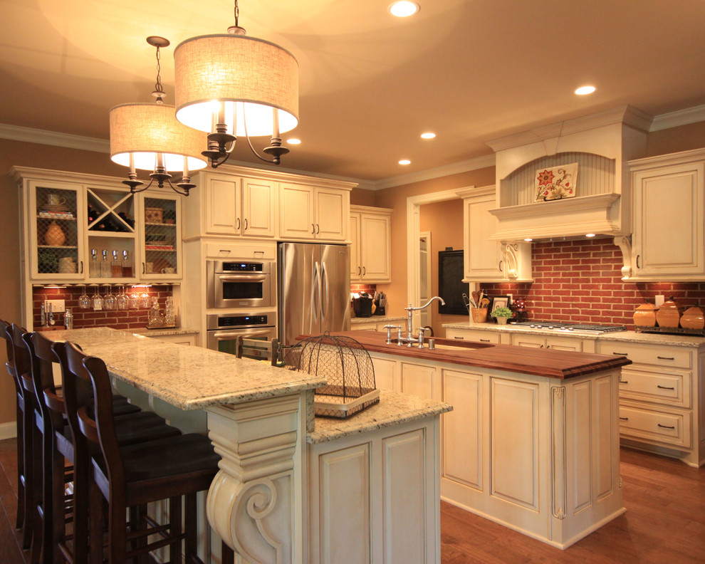Creamy Glazed Kitchen Traditional Kitchen Louisville by Walters