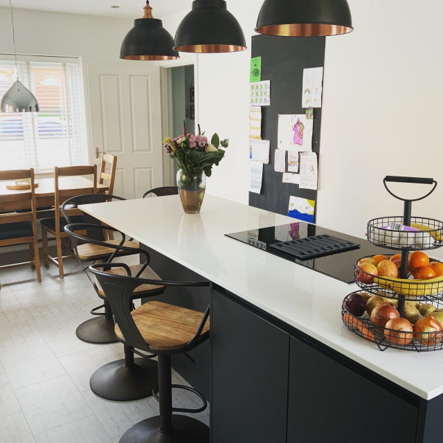 Creative and modern family kitchen/diner - Modern - Kitchen ...