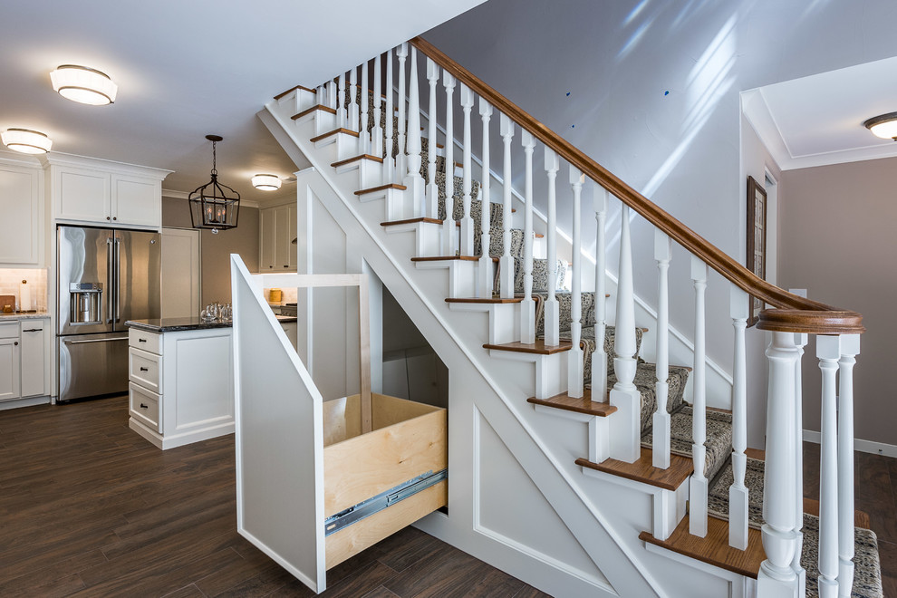 Photo of a medium sized contemporary staircase in Other.