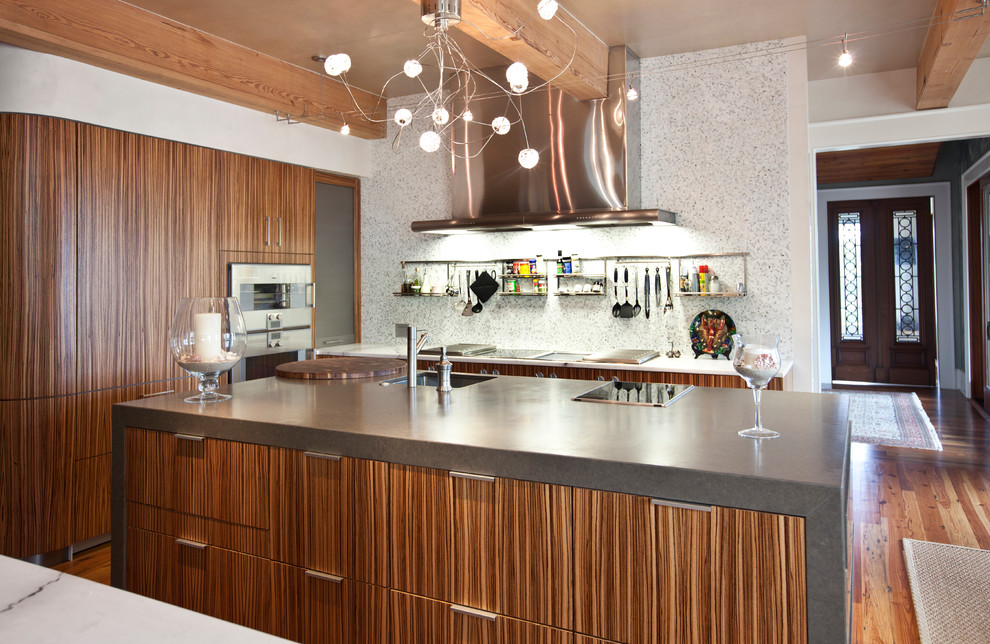 Design ideas for a contemporary kitchen in Charleston.