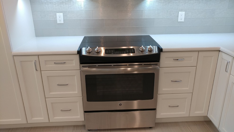 Crispy Cream Condo Coastal Kitchen Tampa by Fusion