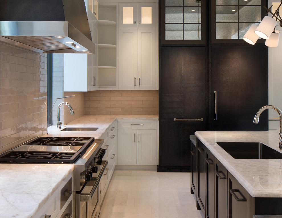 Cristallo Quartzite Kitchen Contemporary Kitchen Miami by