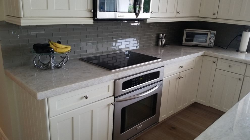 Cristallo Quartzite Contemporary Kitchen Miami by Stone Gallery