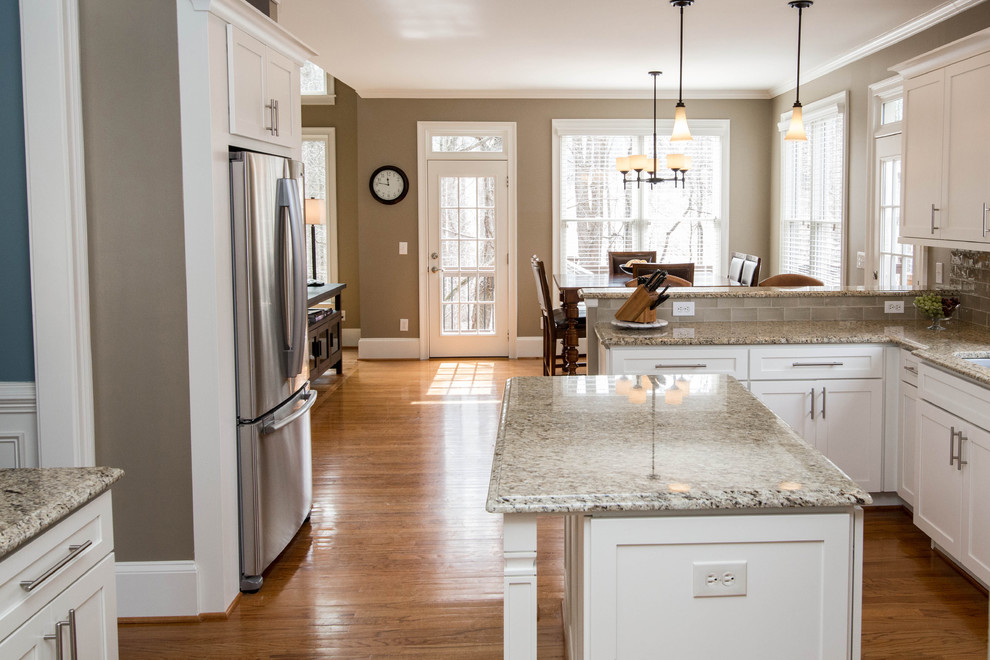Crooked Creek Kitchen goes Shaker style! Transitional Kitchen