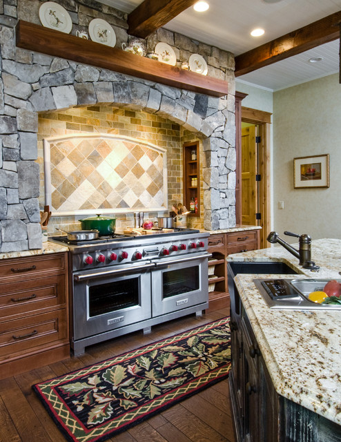 Crooked Moon Lodge Rustic Kitchen Other By Petoskey Kitchen And 