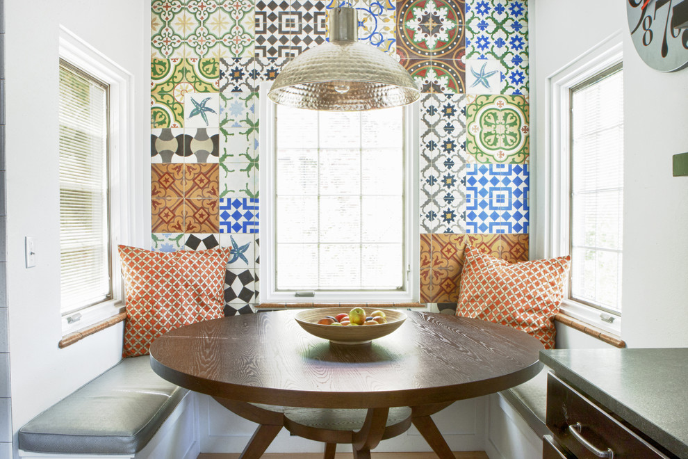 Inspiration for an eclectic kitchen remodel in Denver