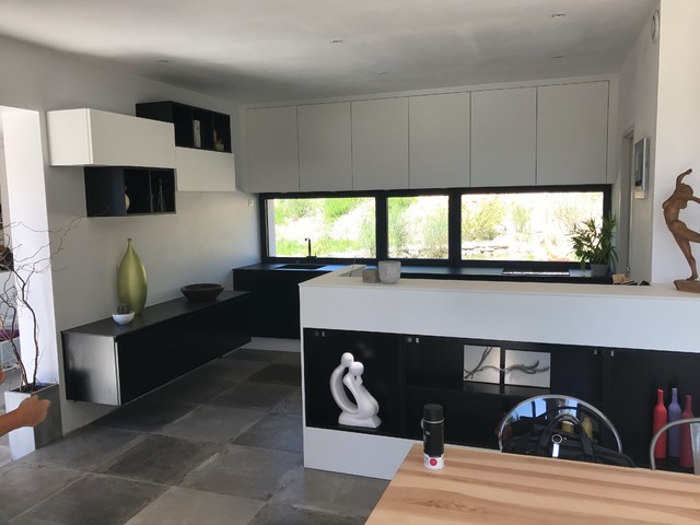 Cuisine Avec Plan De Travail Dekton Domoos Et Dekton Zenith Cuisine Autres Perimetres Par Stone Class Houzz